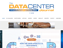 Tablet Screenshot of datacenterjournal.com
